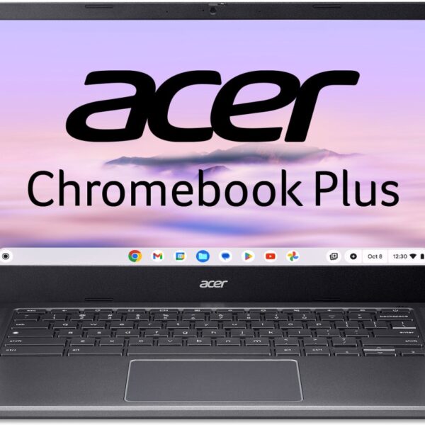 Acer Chromebook Plus Google AI Intel Core i3 N305 - (8 GB/256 GB SSD/Chrome OS) CB514-4H-39T7 Chromebook  (14 Inch, Steel Gray, 1.43 Kg)