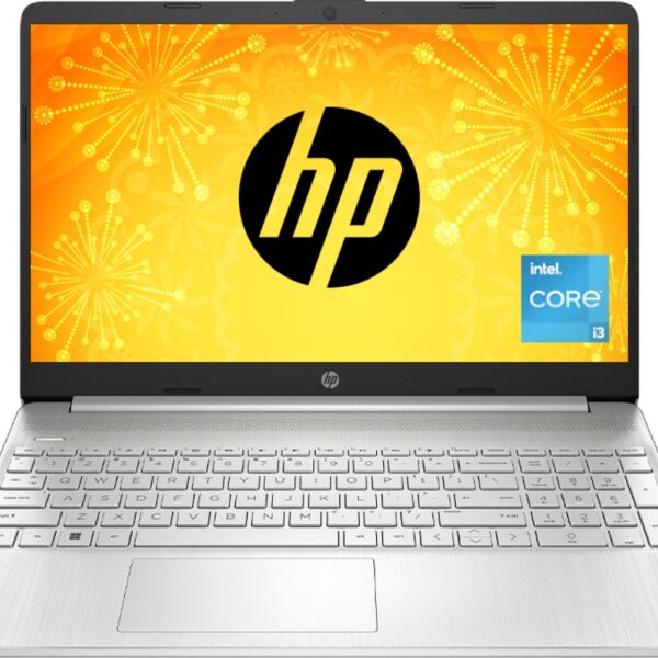 HP 15s Intel Core i3 12th Gen 1215U - (8 GB/512 GB SSD/Windows 11 Home) 15s-fy5003TU Thin and Light Laptop  (15.6 inch, Natural Silver, 1.69 Kg, With MS Office)